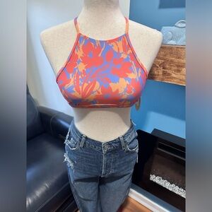 Prana Taranto Swim Top in Morning Glory Bloom-NWT